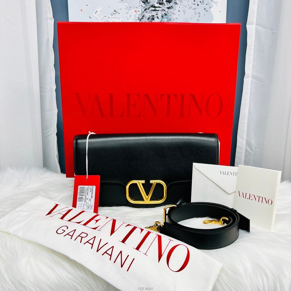 Valentino Logo Signature Loco Men's Messenger Bag Crossbody Size ONE SIZE - 1 Thumbnail