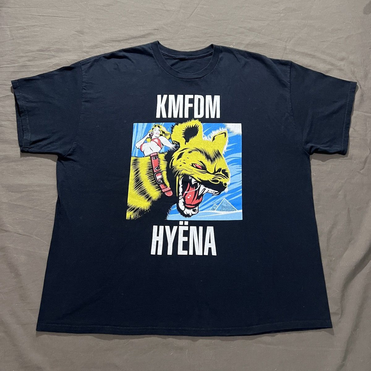 Band Tees KMFDM Hyëna Tour Promo Tee 2XL Industrial Rock Size US XXL / EU 58 / 5 - 1 Thumbnail
