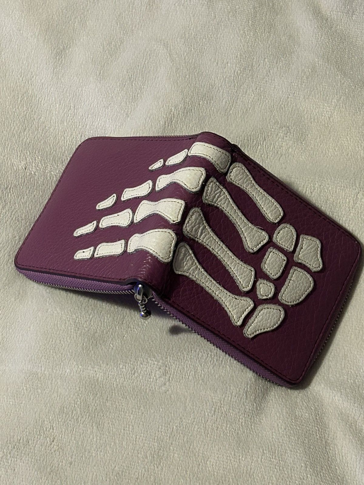 Kapital Kapital bone wallet purple Size ONE SIZE - 7 Thumbnail