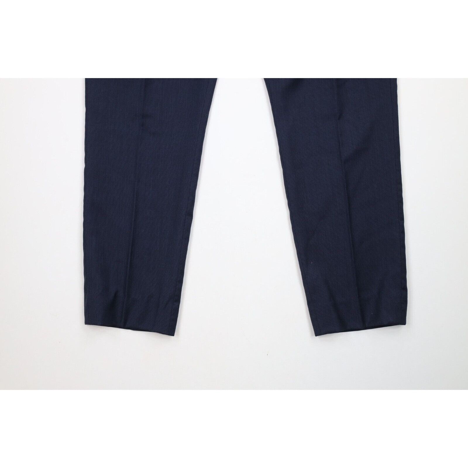 Calvin Klein Calvin Klein Wool Striped 2 Piece Suit Wedding Dark Blue Size 38R - 13 Thumbnail