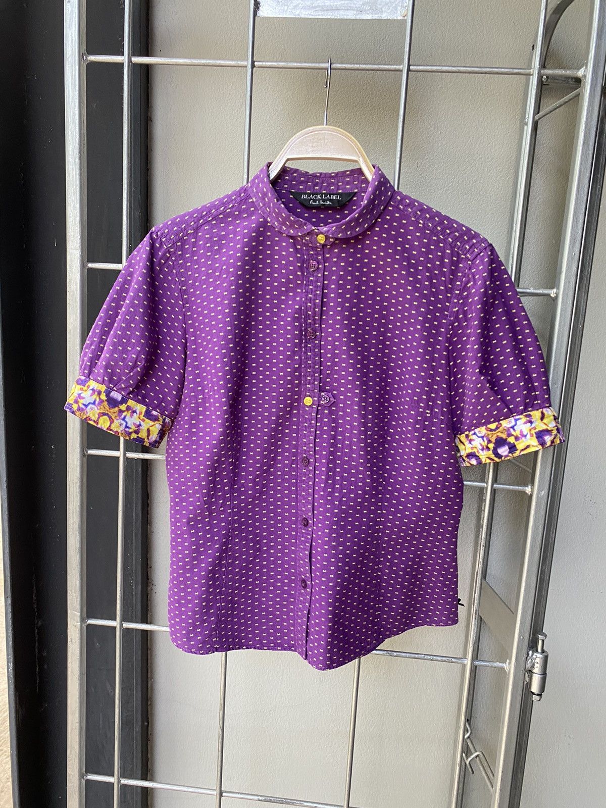 Paul Smith Paul Smith black label purple shirt Size S / US 4 / IT 40 - 16 Thumbnail
