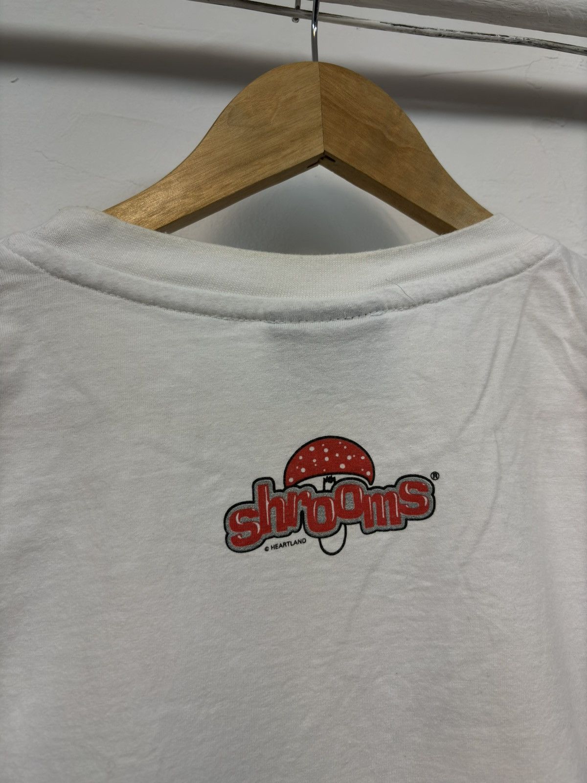 Hook-Ups × Vintage RARE VINTAGE SKATEBOARD BRAND SHROOMS 90S BOXY WHITE SKATE Size US L / EU 52-54 / 3 - 4 Thumbnail