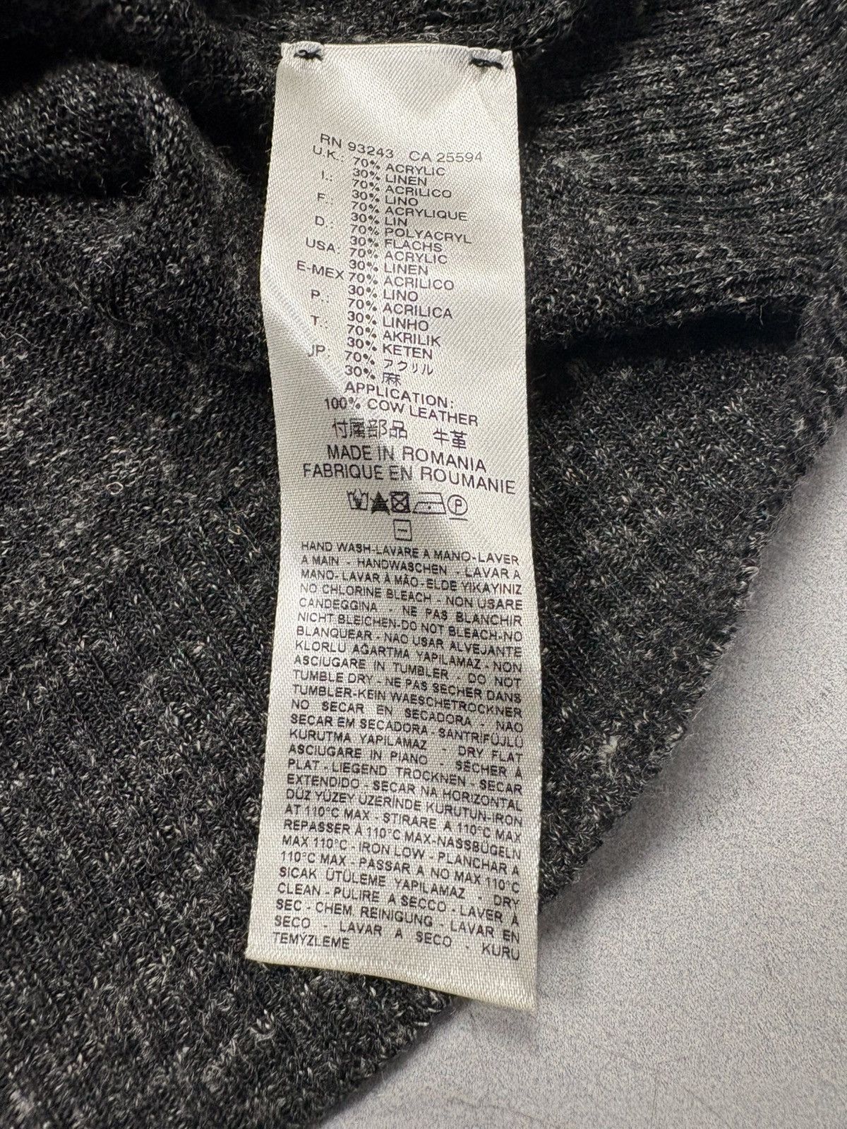 Diesel Diesel Linen Blend Button Cardigan Sweater Knit Size L Rare Size L / US 10 / IT 46 - 10 Thumbnail