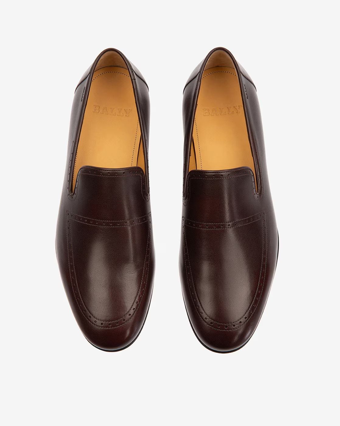 Bally o1y1224 Leather Loafers in Chocolate Brown Size US 7.5 / EU 40-41 - 1 Thumbnail