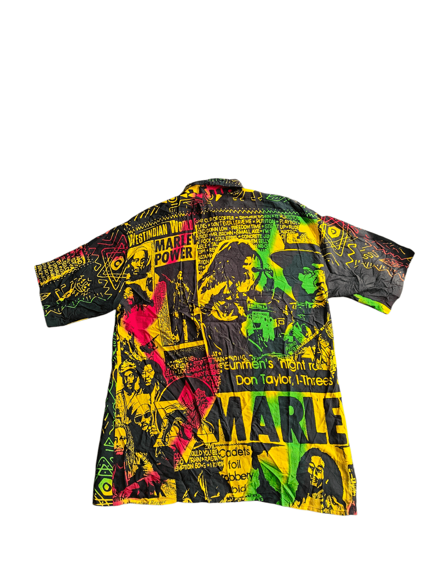 Bob Marley × Designer Vintage Bob Marley Made In Indonesia Rare Size US L / EU 52-54 / 3 - 4 Thumbnail