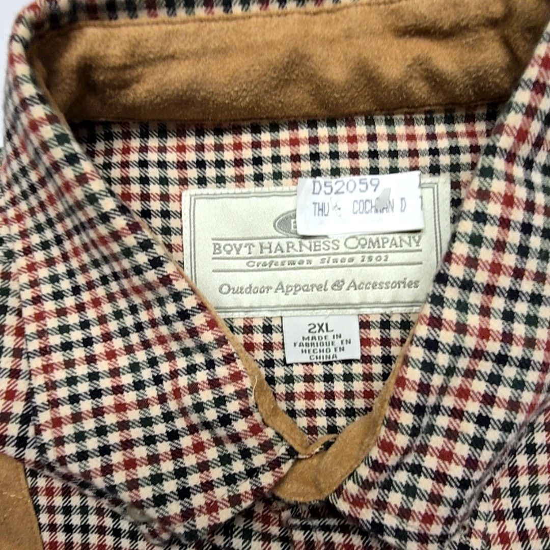 Other Boyt Harness Co Plaid Suede Patches 2XL Hunting Flannel Size US XXL / EU 58 / 5 - 6 Thumbnail