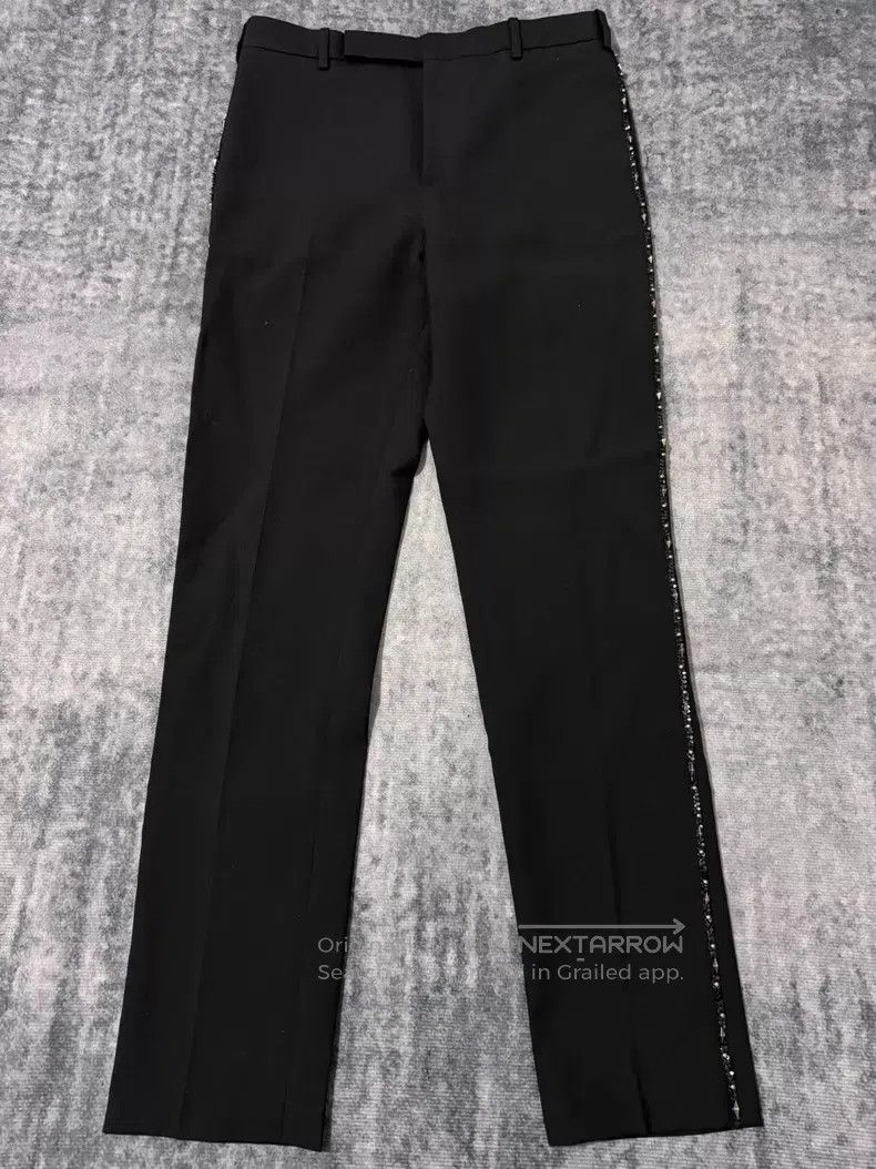 Saint Laurent Paris Saint Laurent Paris Lambswool side with sequin diamond stu Size US 28 / EU 44 - 1 Thumbnail