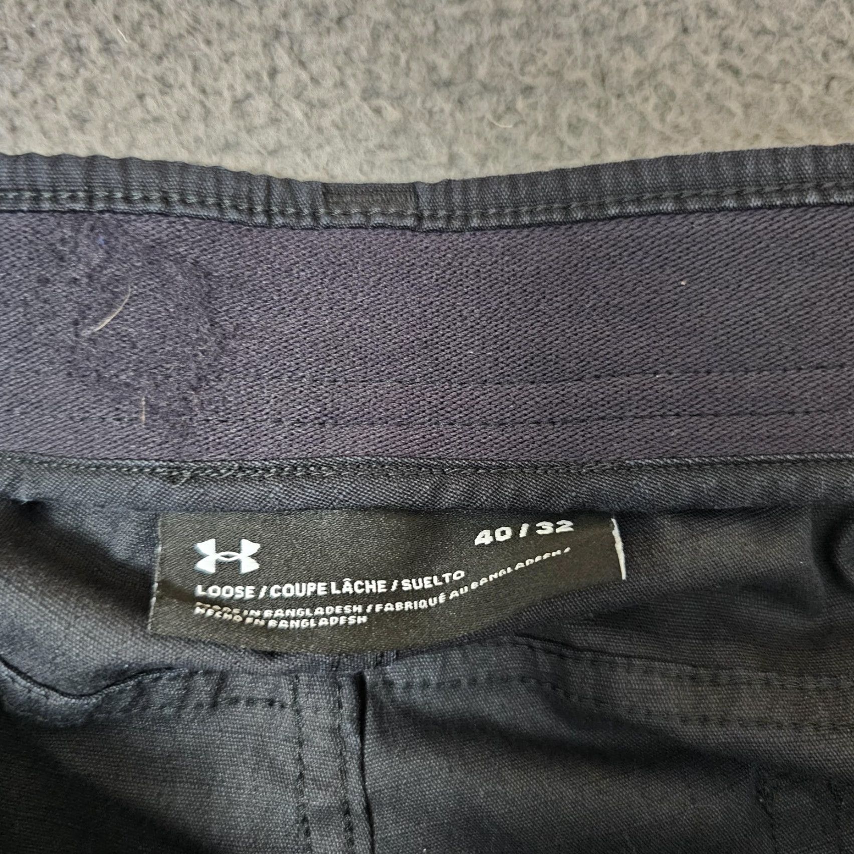 Under Armour Under Armour Pants Mens 40x30 Black Storm Enduro Cargo Ripstop Tactical Hiking Pants Mens Black Cargo Storm Enduro Ripstop Hiking Size US 40 / EU 56 - 3 Thumbnail