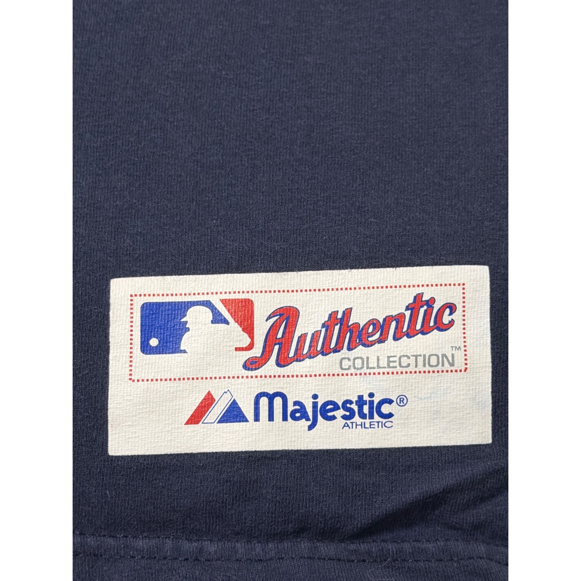 Majestic Majestic Tampa Bay Rays Baseball Shirt Navy Blue MLB Authent Size US XL / EU 56 / 4 - 2 Thumbnail