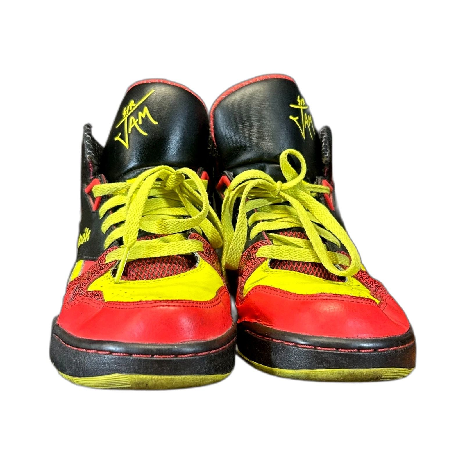 Reebok Reebok Sir Jam Size 6.5 Red Yellow 90s Hiphop Basketball Str Size US 6.5 / EU 39-40 - 3 Thumbnail