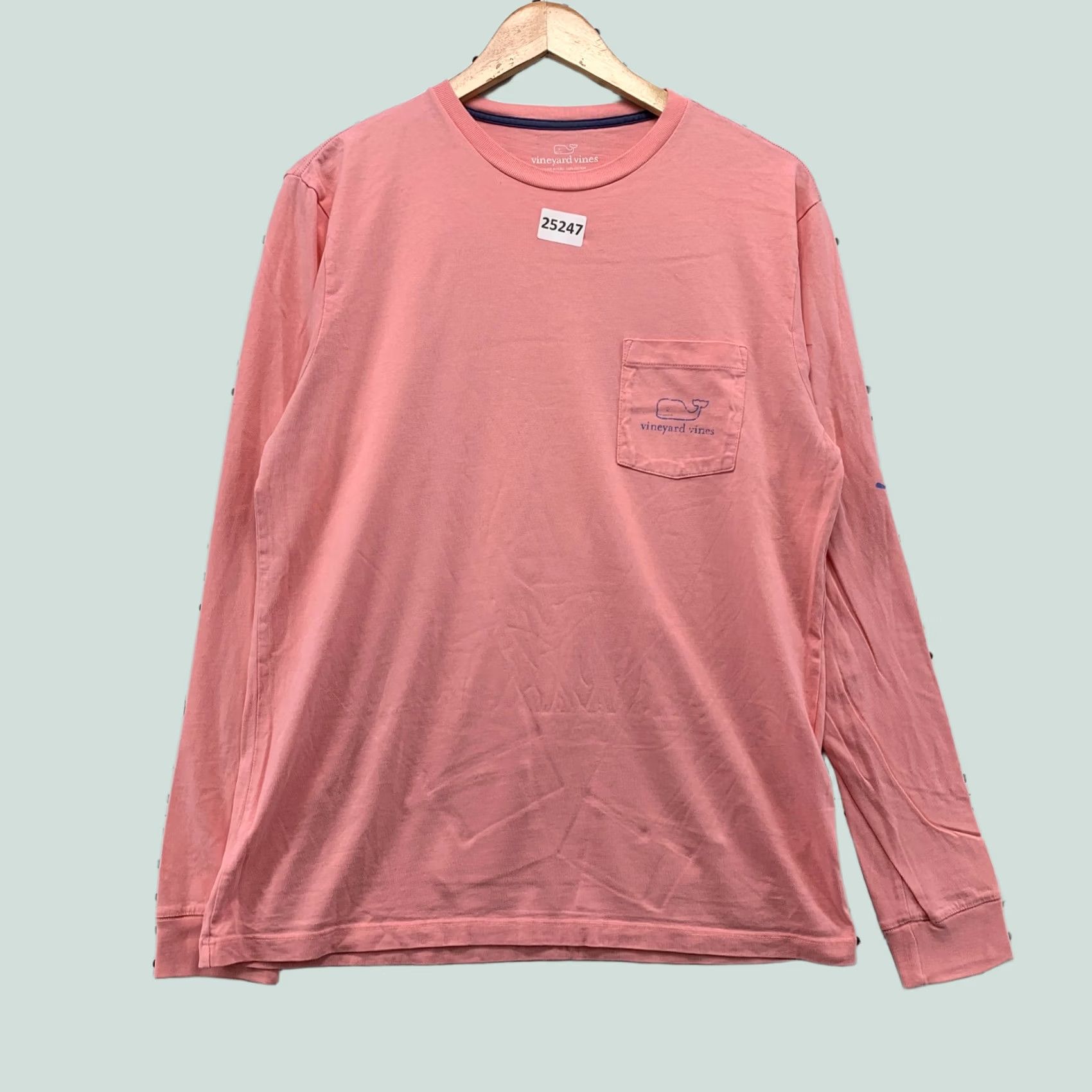 Vineyard Vines Vineyard Vines Pocket Shirt Pink Long Sleeve Whale Logo Adult Small Mens Shirt Size US S / EU 44-46 / 1 - 1 Thumbnail