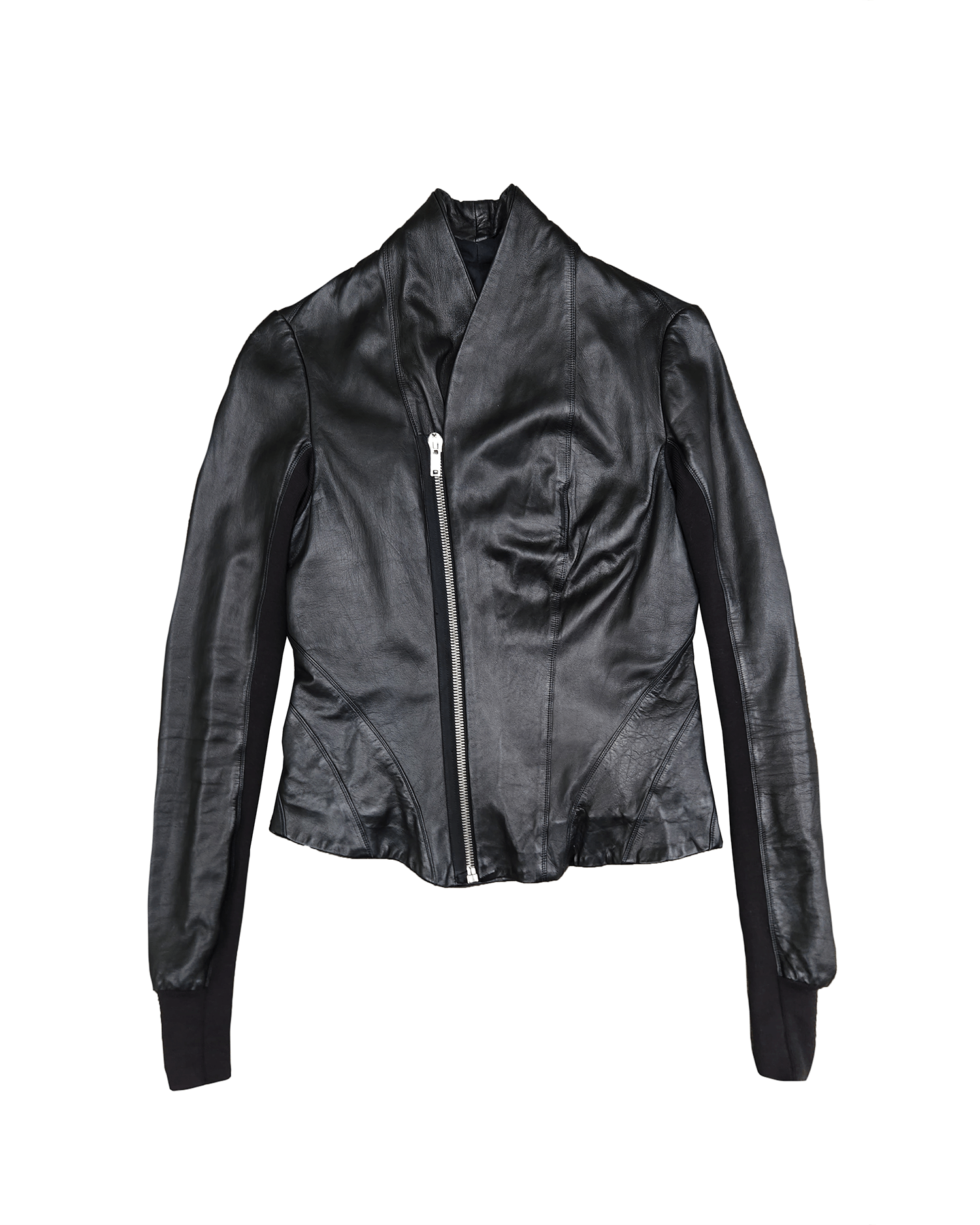 Rick Owens Rick Owens Black Princess Leather Jacket Size M / US 6-8 / IT 42-44 - 1 Thumbnail