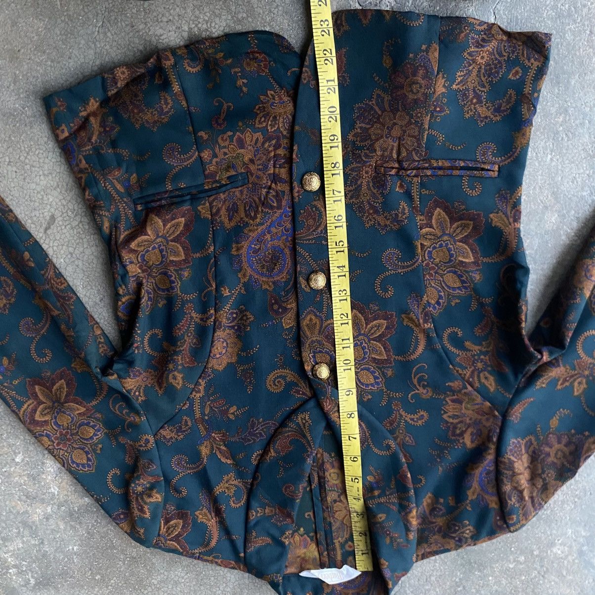 Burberry ‼️LAST DROP‼️Burberry Vintage Floral Paisley Blazer Jacket Size S / US 4 / IT 40 - 21 Thumbnail