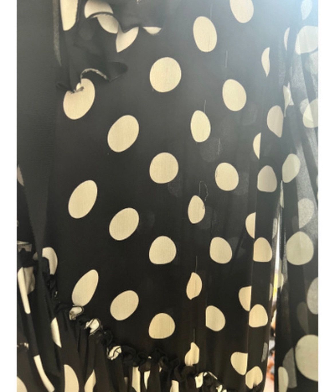 Gucci Gucci Resort 2017 Runway Sheer Polka Dot Ruffle Maxi Dress Size M / US 6-8 / IT 42-44 - 9 Thumbnail