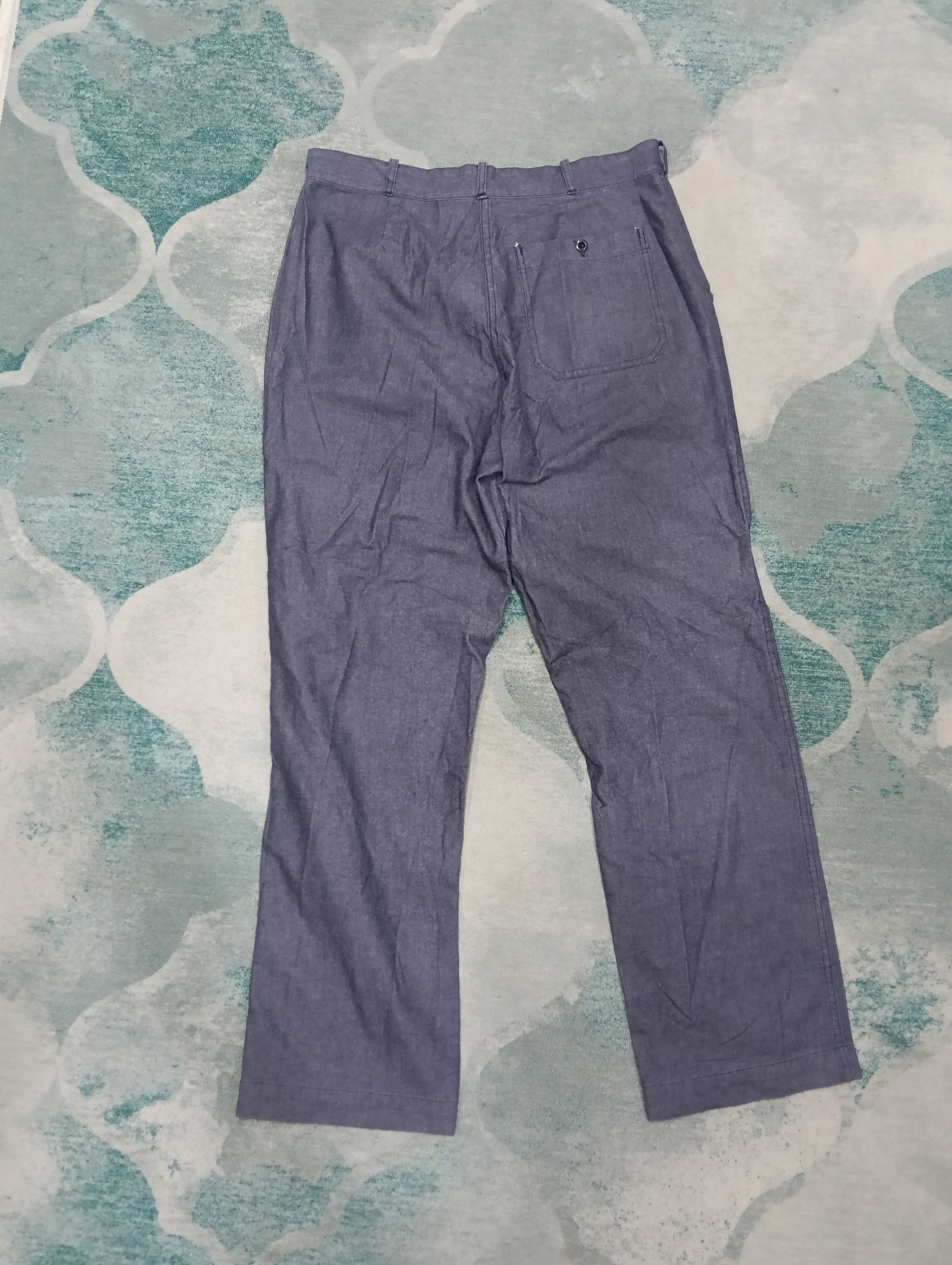 Vintage Vintage 80s France Navy Size US 35 - 2 Thumbnail
