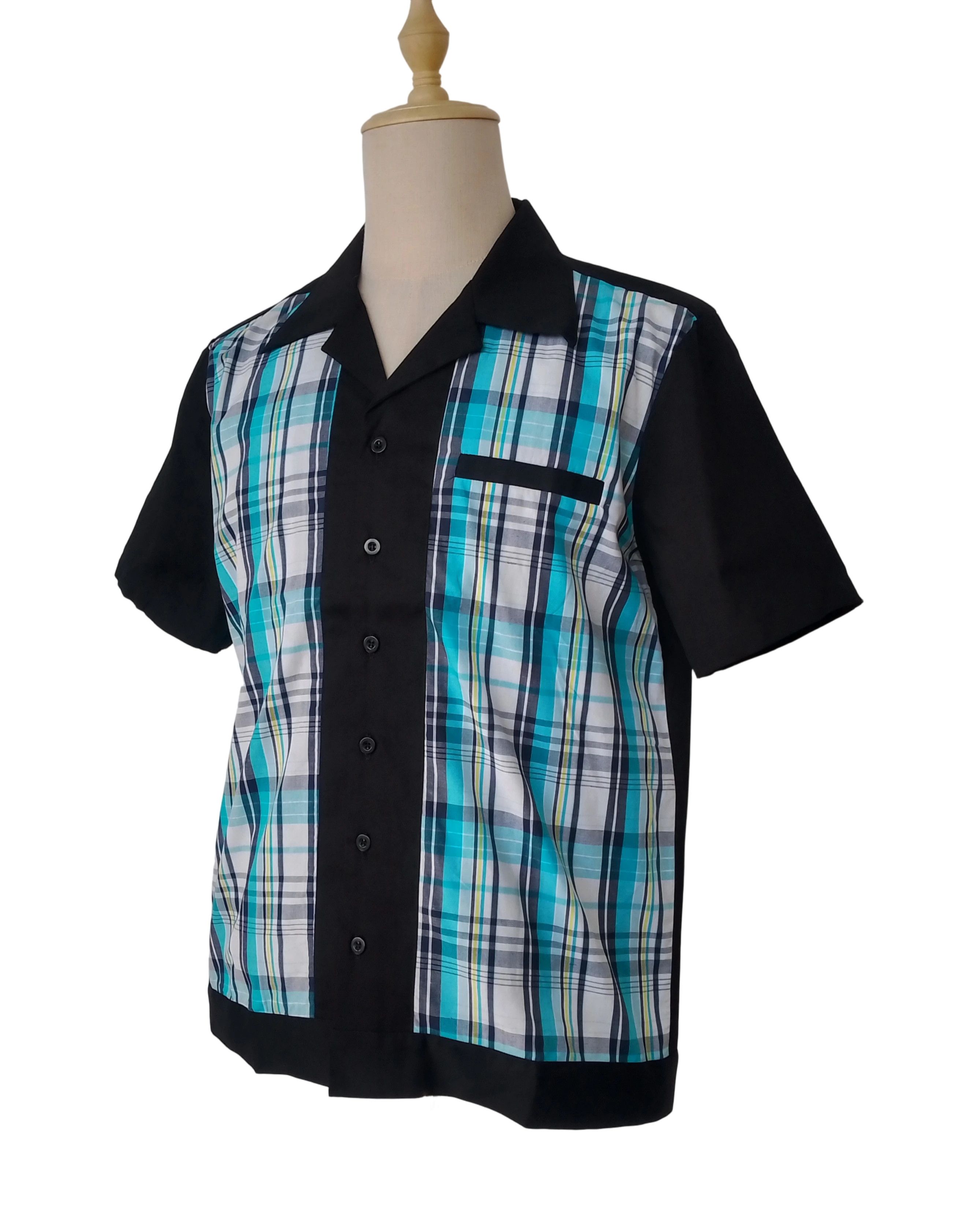 Other Men Workshirts Blue Plaid Fake Pocket Size US XL / EU 56 / 4 - 2 Thumbnail