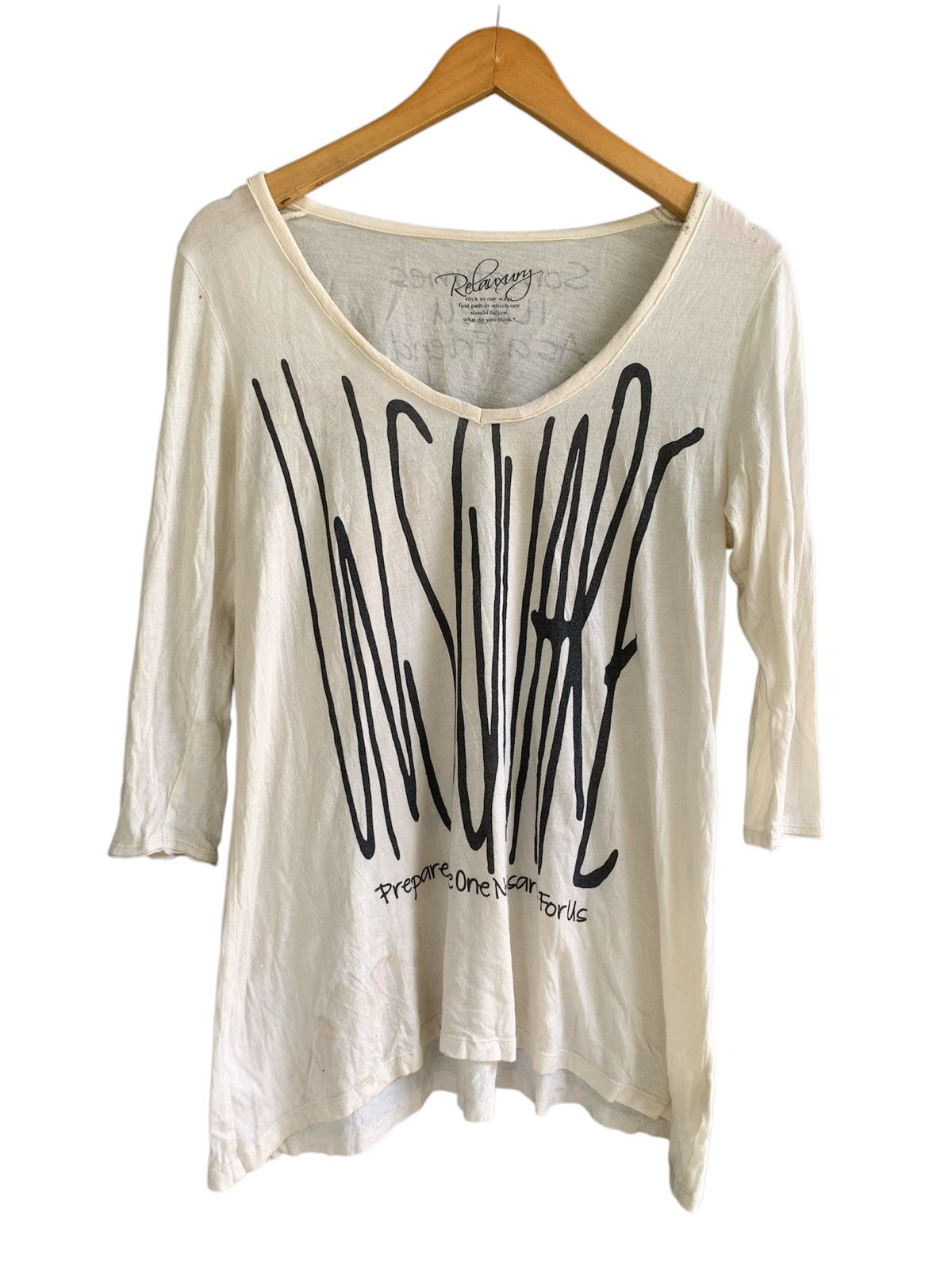 Beauty Beast × Hysteric Glamour × Japanese Brand JAPANESE~ RELANXURY POEM LONG SLEEVE T-SHIRT Size M / US 6-8 / IT 42-44 - 1 Thumbnail