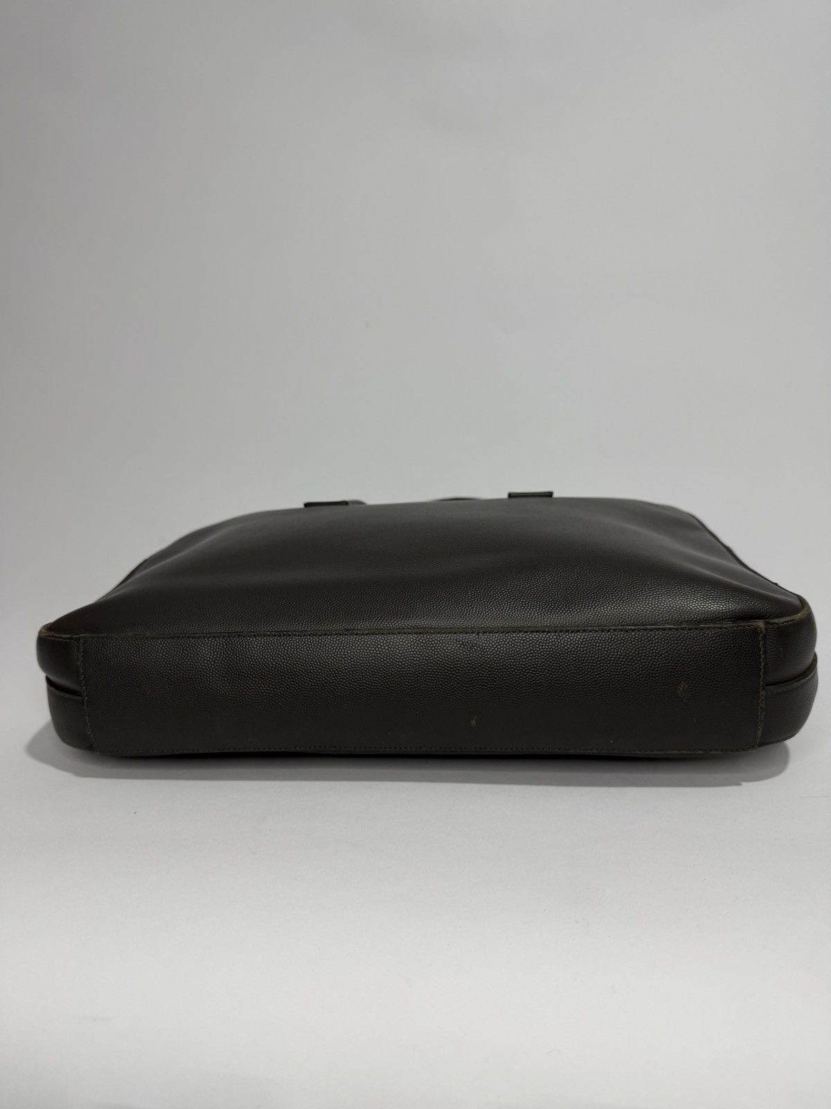 Saint Laurent Paris SAINT LAURENT Gray Leather Museum Briefcase Size ONE SIZE - 6 Thumbnail