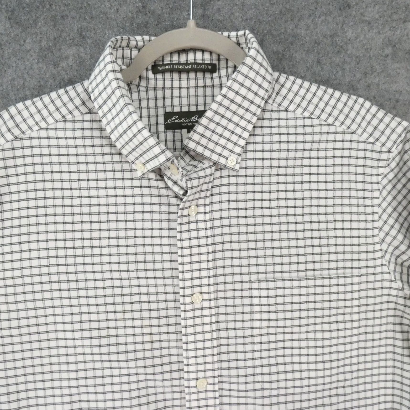 Eddie Bauer Eddie Bauer Shirt Mens Large L Long Sleeve Button Up Green White Check Size US L / EU 52-54 / 3 - 2 Thumbnail