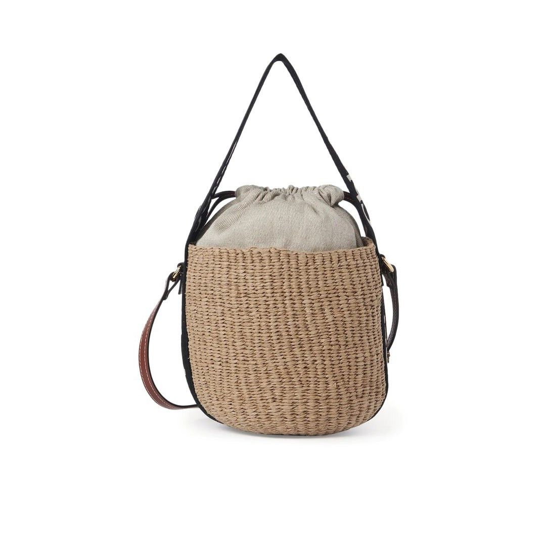 Chloe Small Basket Beige Raffia Bucket Bag New & Authentic