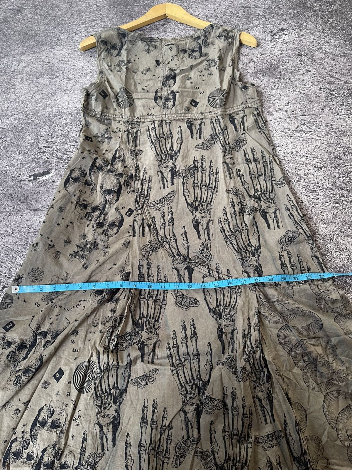 Hysteric Glamour HYSTERIC GLAMOUR SNAKE SKULL SLEEVESS DRES Size M / US 6-8 / IT 42-44 - 13 Thumbnail