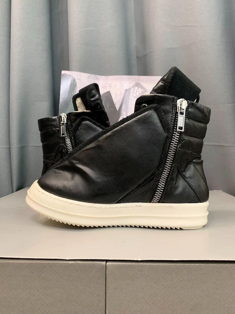 Rick Owens Rick Owens Black leather fashion witch boots with white so Size US 6 / IT 36 - 6 Thumbnail