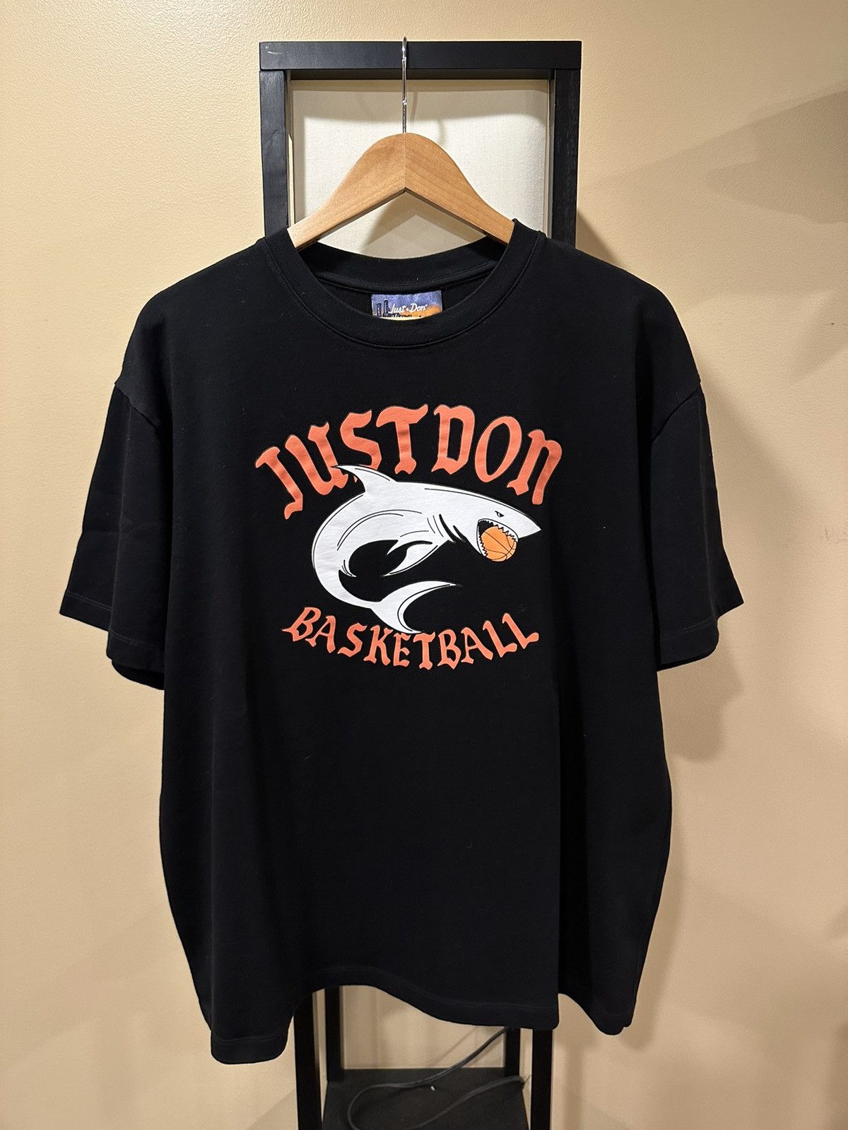 Just Don Just Don Islanders Sharks Basketball Black Tee Size US XL / EU 56 / 4 - 1 Thumbnail