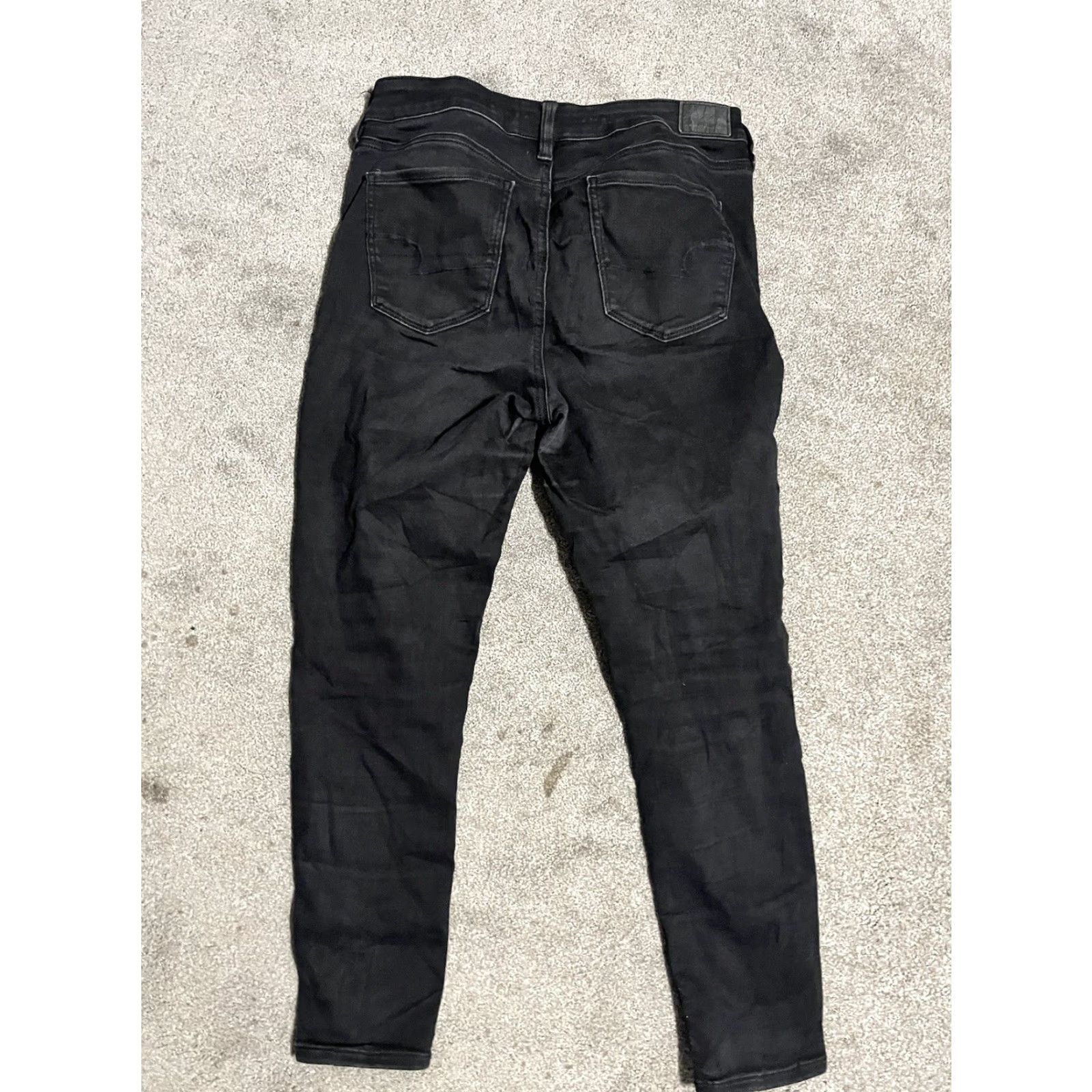 American Eagle Outfitters American Eagle Black Next Level Stretch Jegging Pants Size 12 Short Size 34" / US 12 / IT 48 - 2 Thumbnail