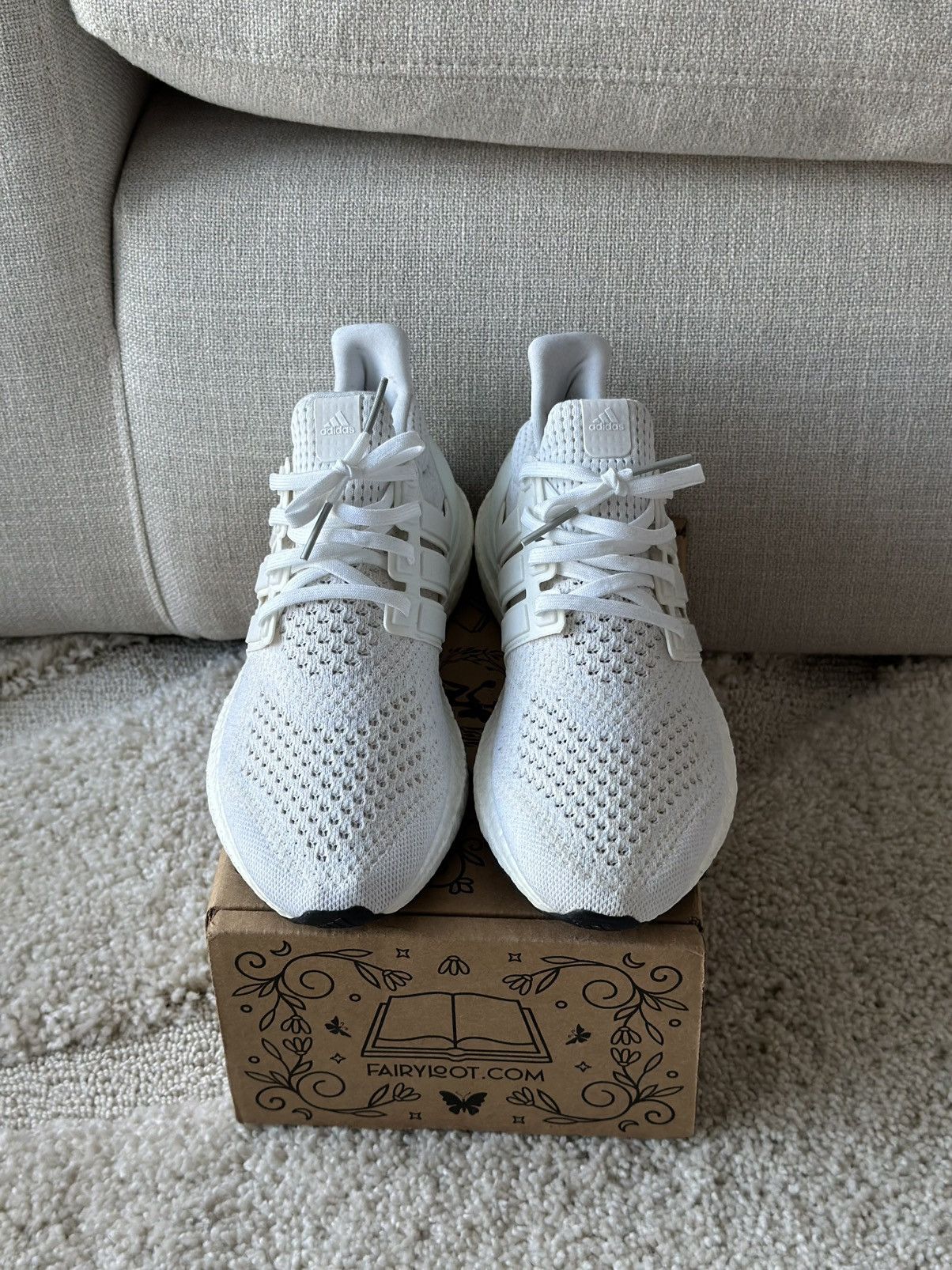 Adidas Adidas UltraBoost 1.0 Triple White Size US 8.5 / EU 41-42 - 2 Thumbnail