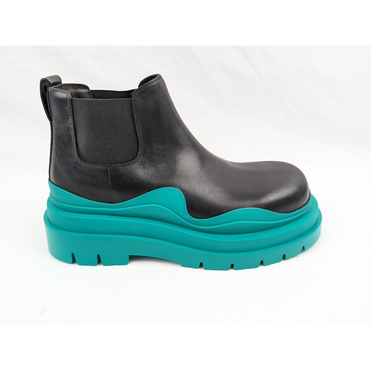 Bottega Veneta o1rshd1 Military Calf Tire Boots in Black 43.5 Size US 10.5 / EU 43-44 - 4 Thumbnail