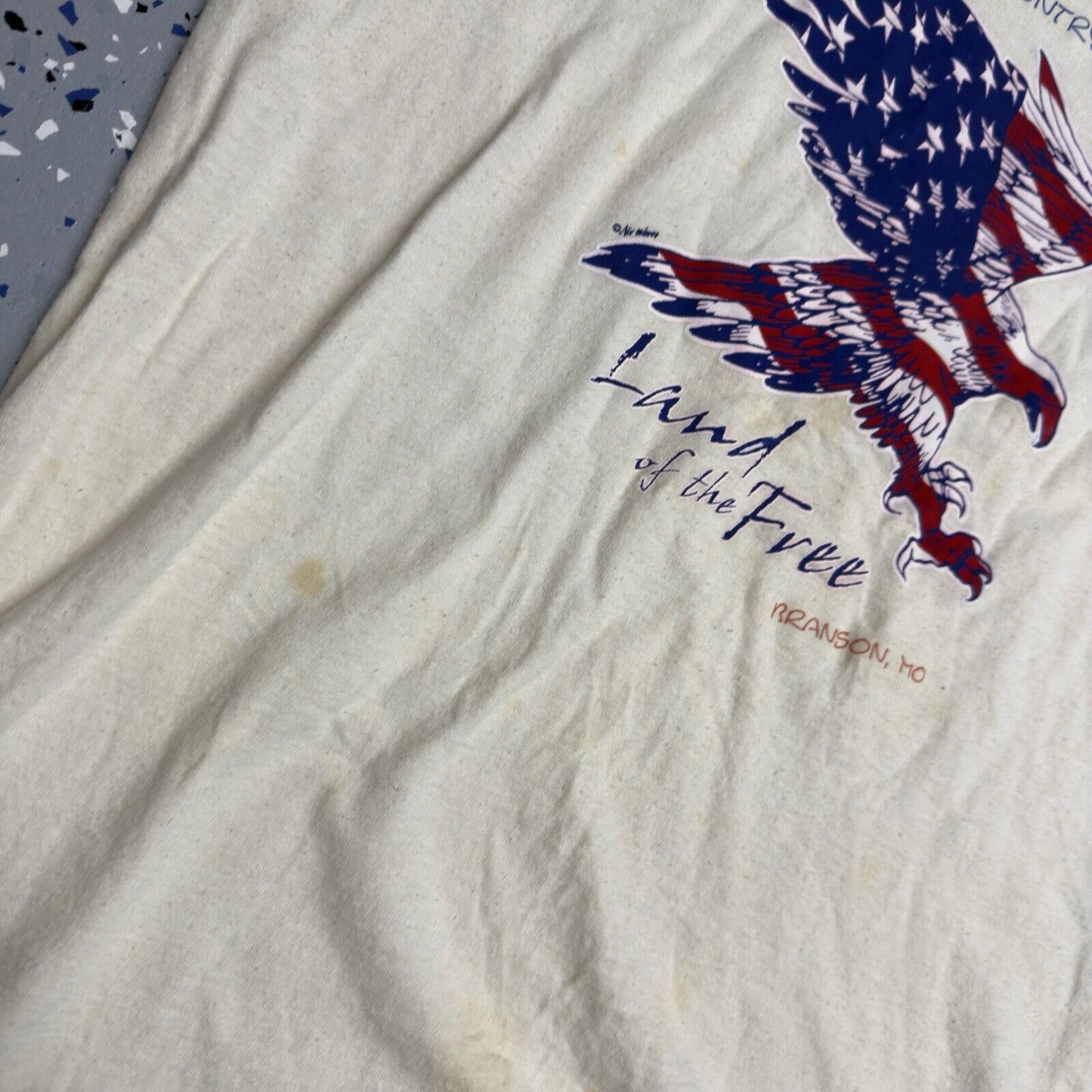 Designer Vintage SOS from Texas LAND OF THE FREE T-SHIRT Graphic Size US L / EU 52-54 / 3 - 2 Thumbnail