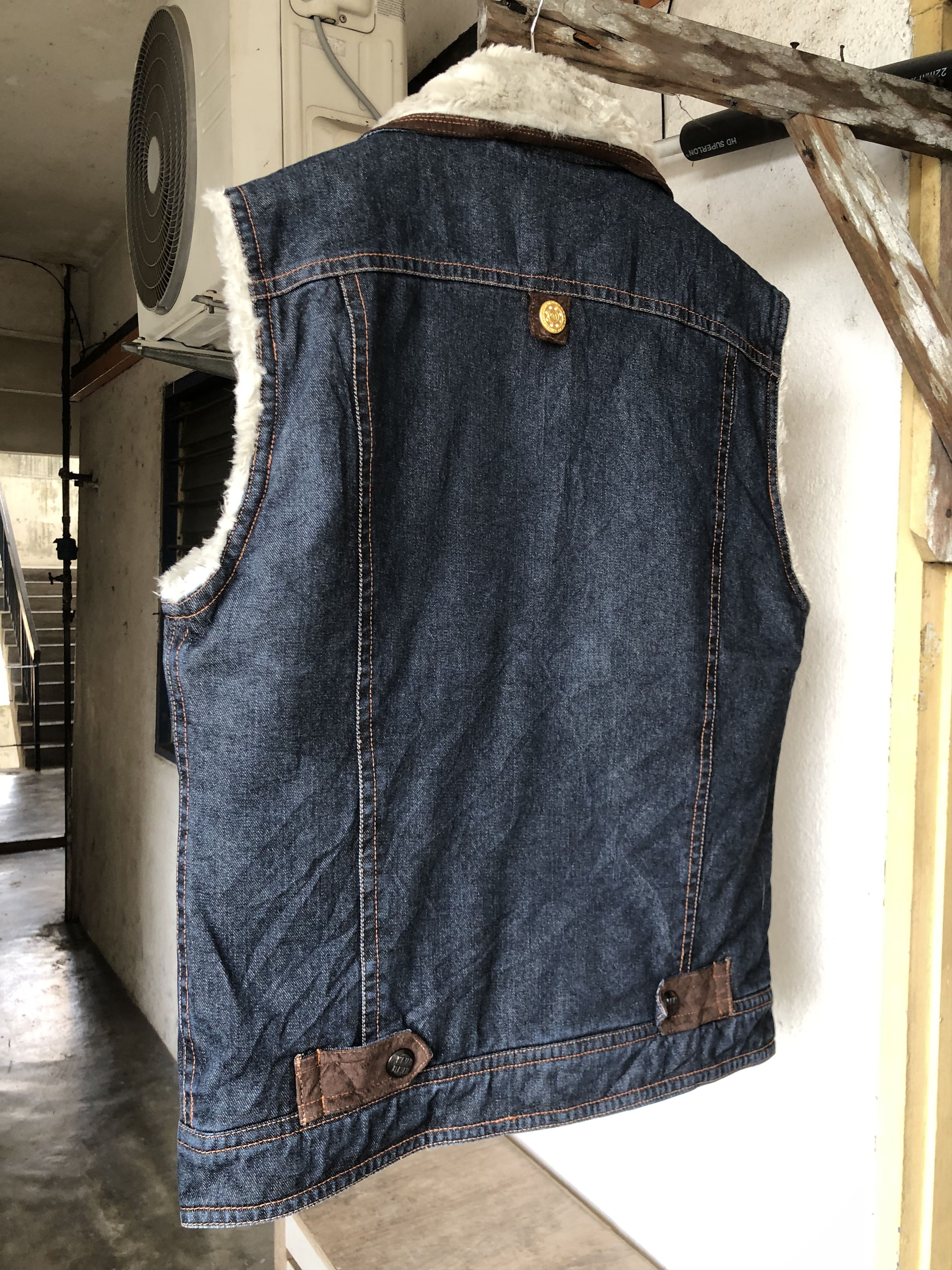 Japanese Brand Rare Majah Flavah Undaground HipHop Denim Vest Jacket Size US L / EU 52-54 / 3 - 17 Thumbnail