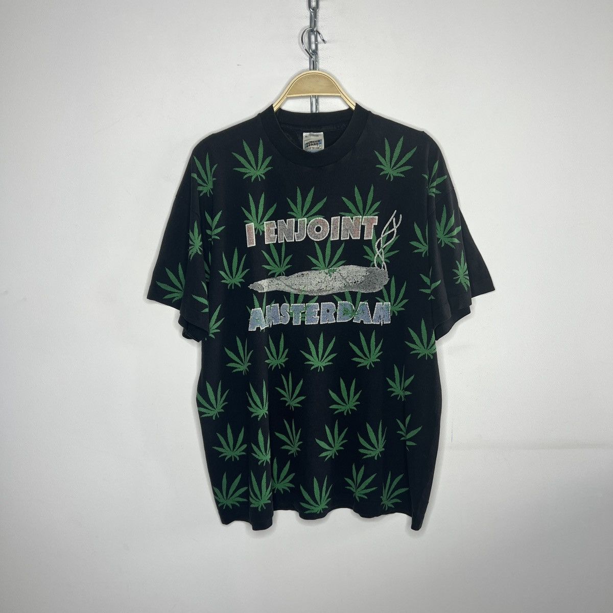 Other Vintage 90’s Amsterdam Marijuana Cannabis T-Shirt Y2K Size US XL / EU 56 / 4 - 1 Thumbnail