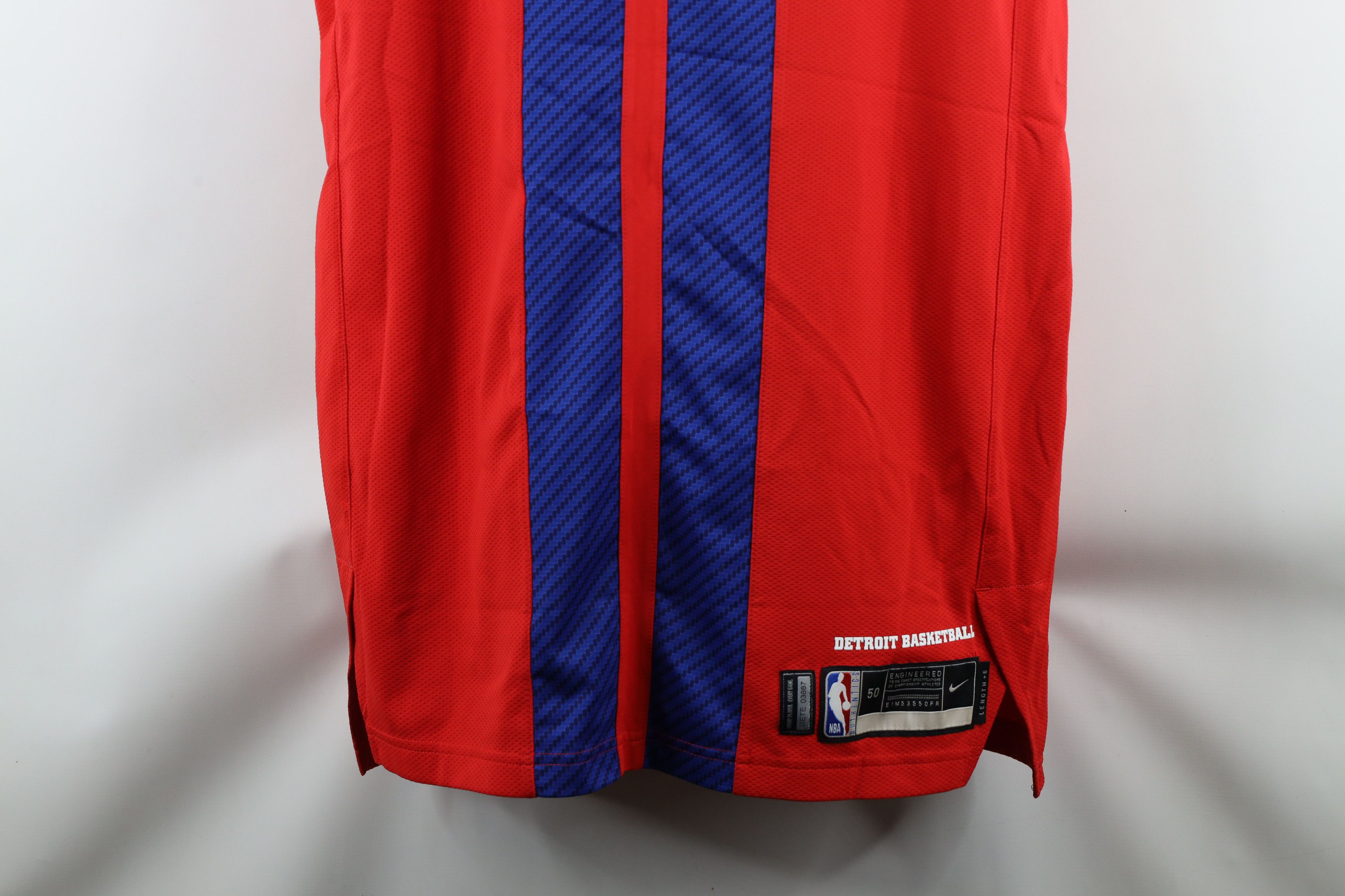 Nike × Vintage Nike Vaporknit Joe Johnson Detroit Pistons Basketball Jersey Size US XL / EU 56 / 4 - 4 Thumbnail