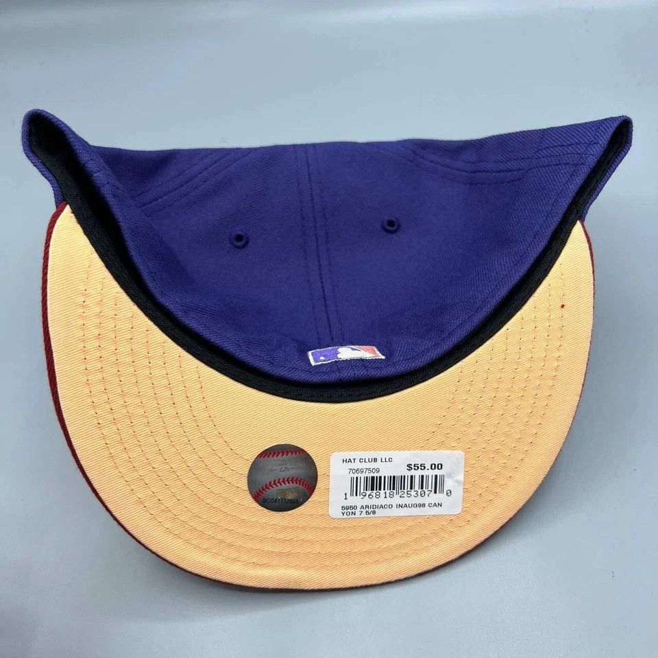 New Era Arizona Diamondbacks Hat Men 7 5/8 59Fifty New Era Fitted Size ONE SIZE - 6 Thumbnail
