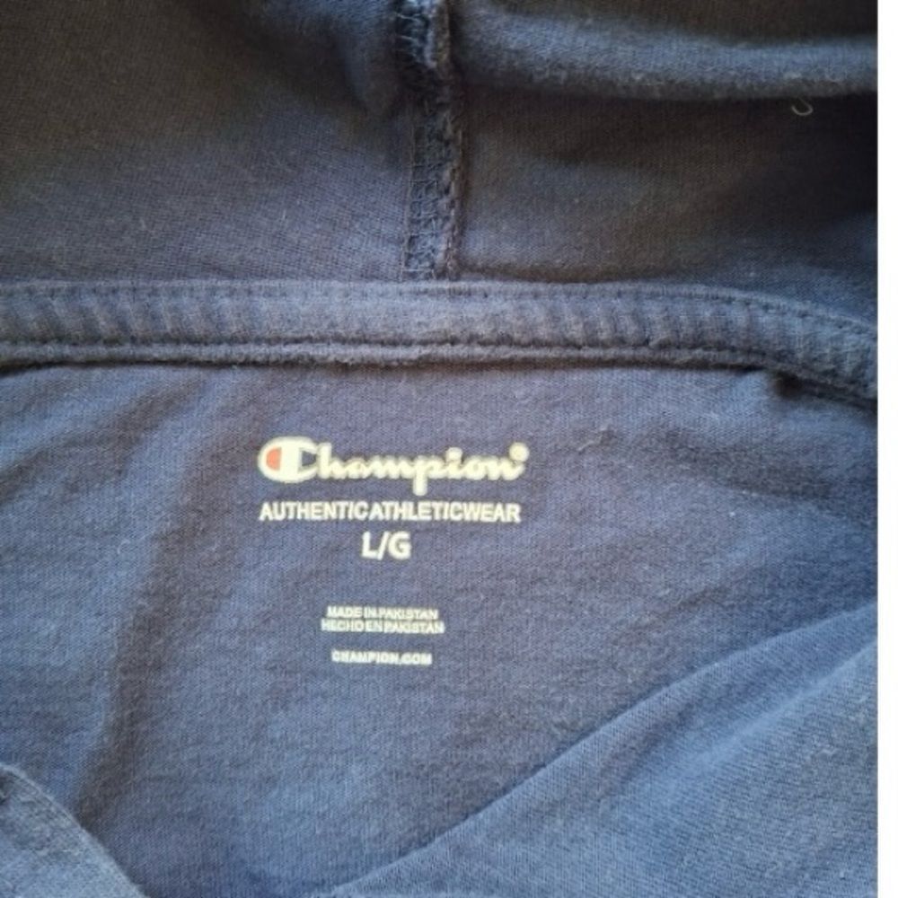 Champion Champion Navy Hoodie – Size L Authentic Athleticwear Size US XXL / EU 58 / 5 - 5 Thumbnail