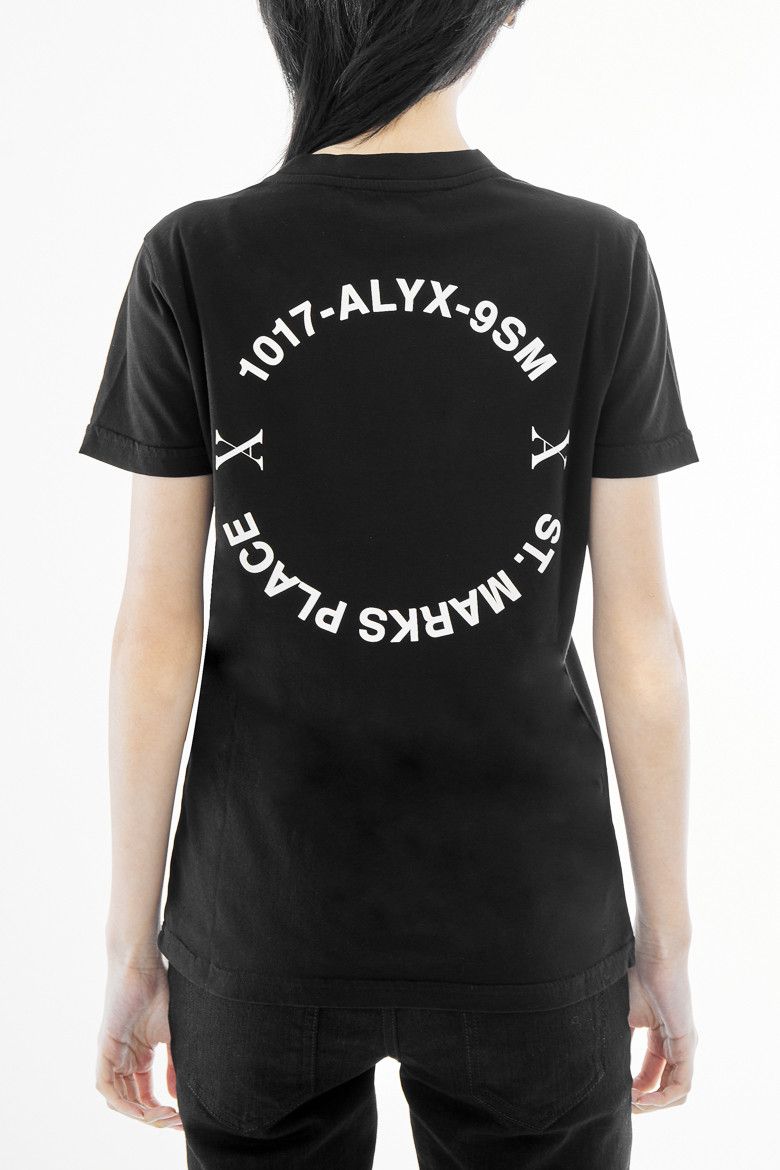 1017 ALYX 9SM o1mle0325 Address Logo T-Shirt in Black Size M / US 6-8 / IT 42-44 - 4 Thumbnail