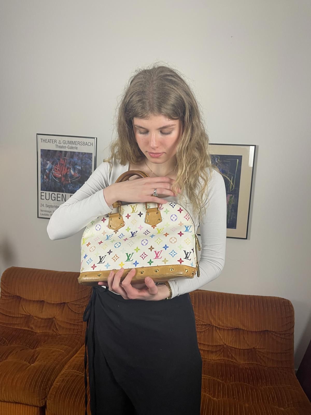 Louis Vuitton Louis Vuitton - Murakami Monogram Alma Handbag Size ONE SIZE - 3 Thumbnail