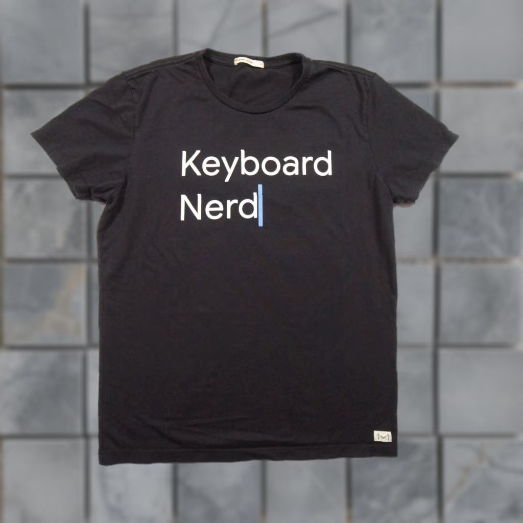Marine Layer Marine Layer Shirt Mens Small Black Short Sleeve Keyboard Nerd Graphic Tee Adult Mens S Black Keyboard Nerd Tee Size US S / EU 44-46 / 1 - 1 Thumbnail