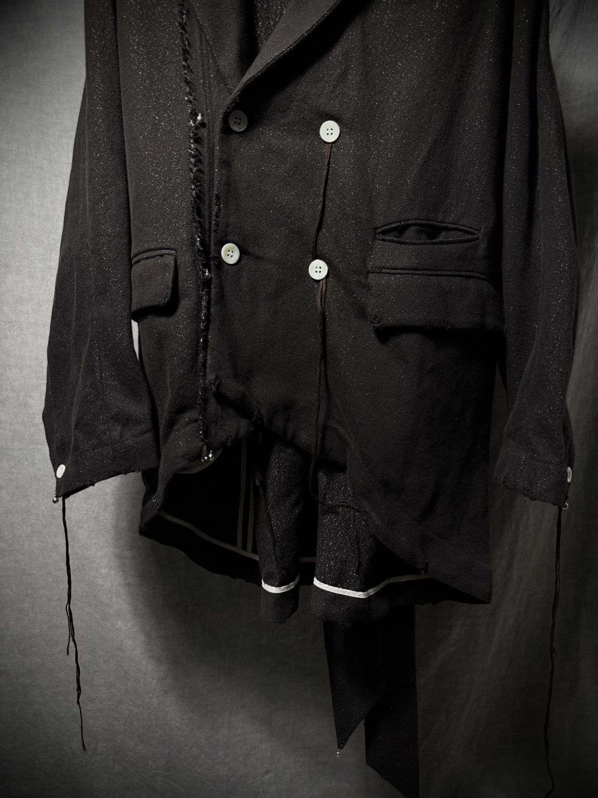 Midorikawa Midorikawa 24AW Glitter Nel Damage Coat Size US L / EU 52-54 / 3 - 4 Thumbnail