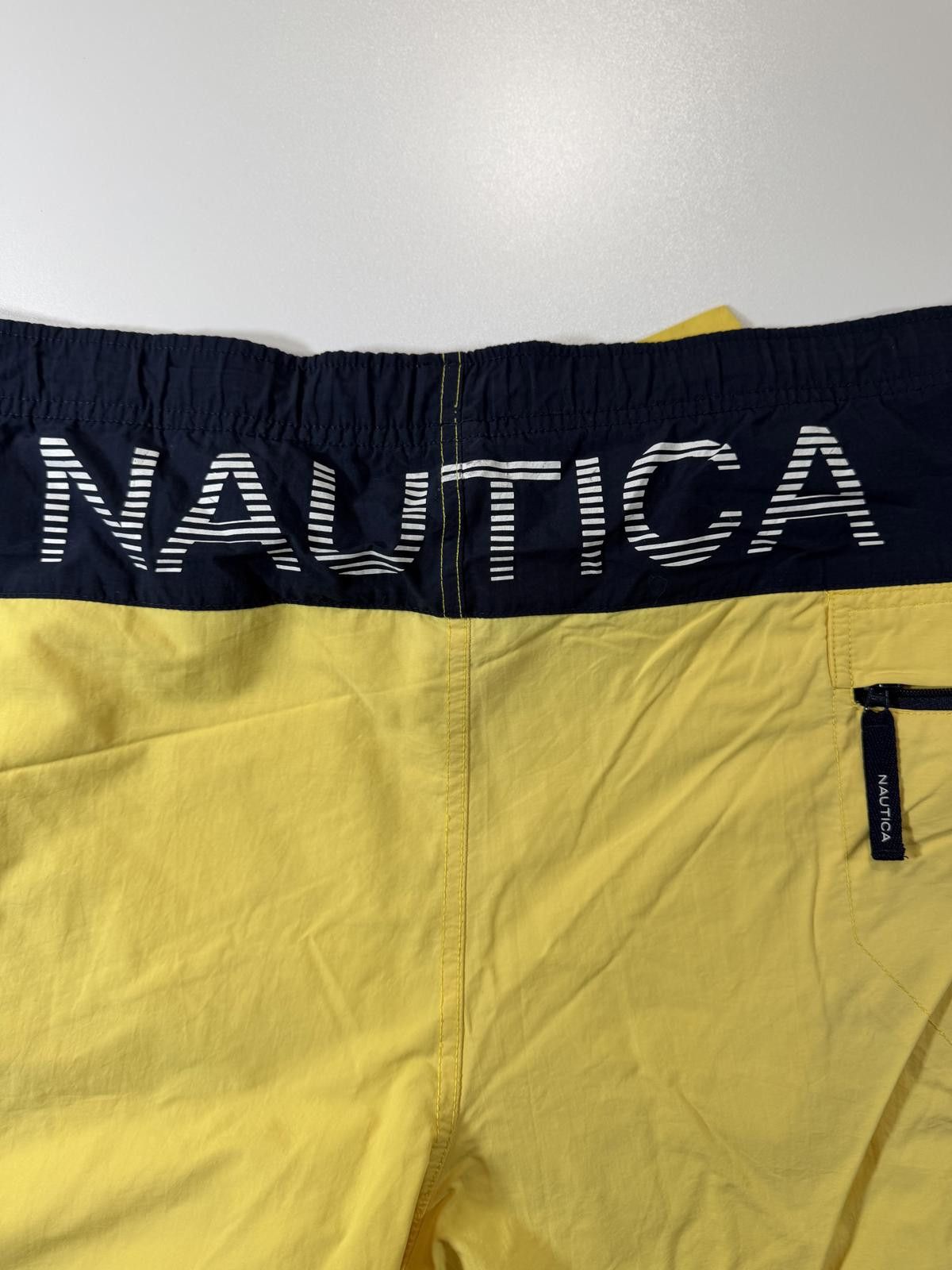 Nautica Nautica Men's Yellow and Navy Swim Shorts M Size US 32 / EU 48 - 12 Thumbnail
