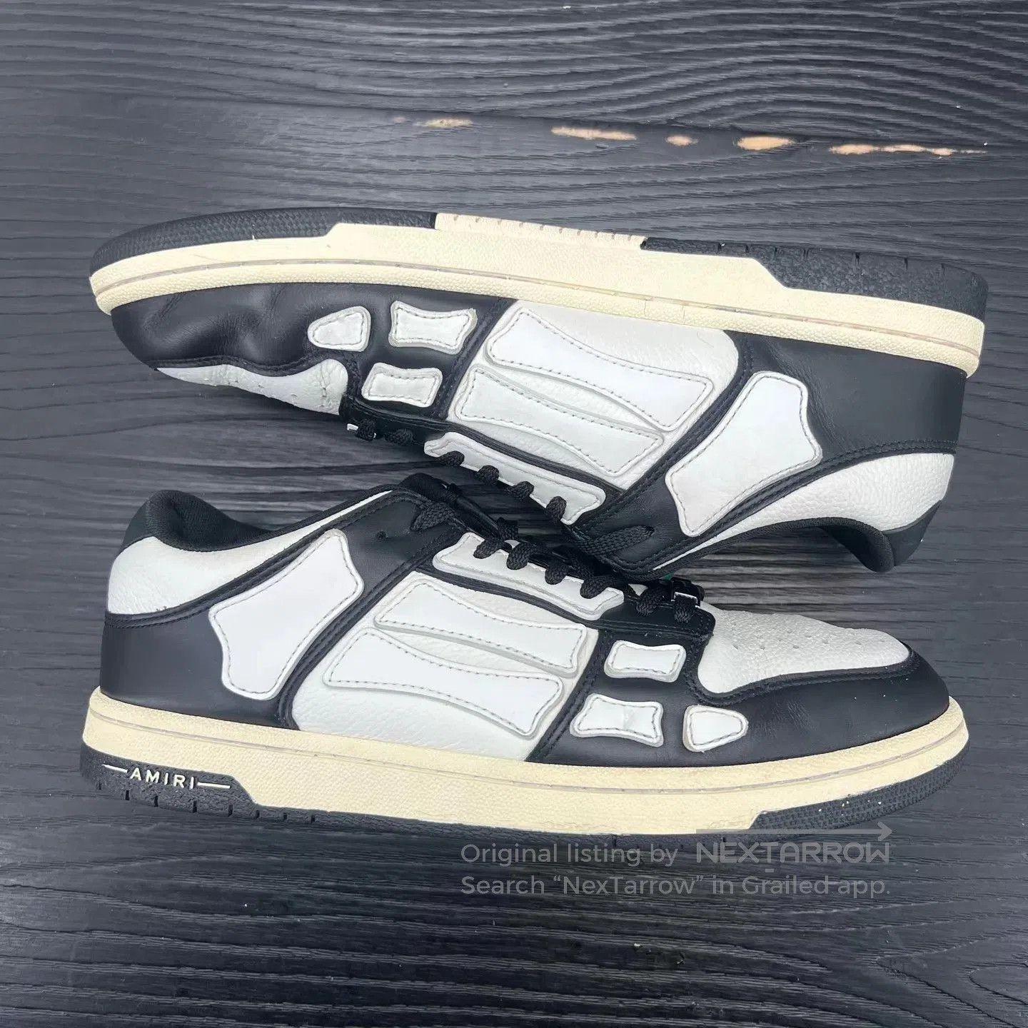 Amiri Black Low-Top Sneakers Size 9. Size US 9 / EU 42 - 3 Thumbnail