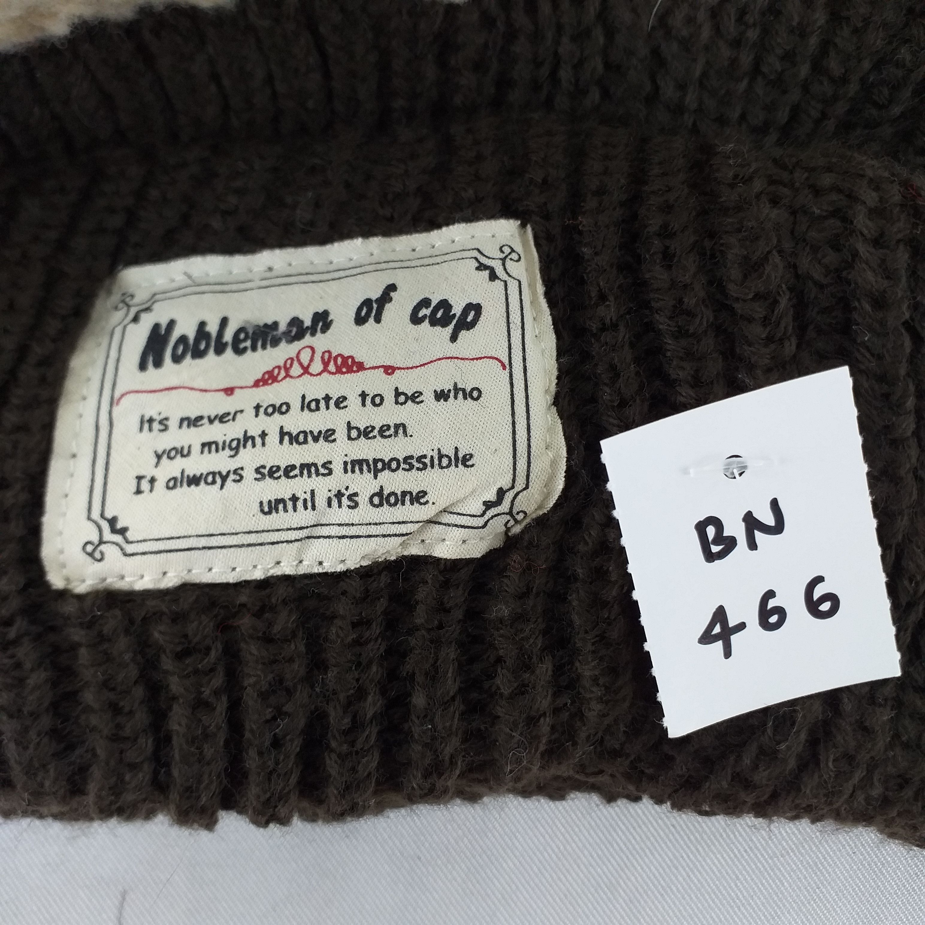 Japanese Brand Nobleman of Cap Snow Cap Hat Beanie -BN466 Size ONE SIZE - 6 Thumbnail