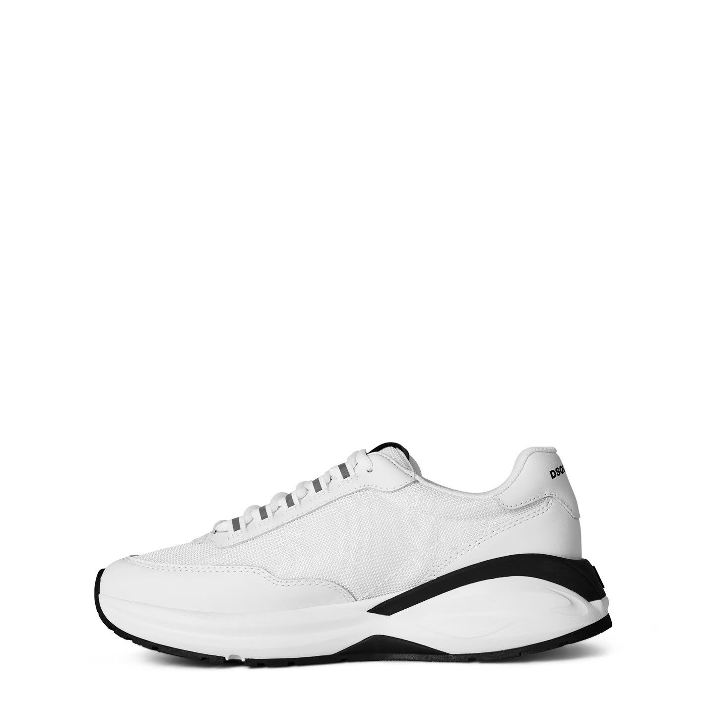 Dsquared2 o1g2r1mq0426 Leather Dash Sneakers in White Size US 10.5 / EU 43-44 - 3 Thumbnail