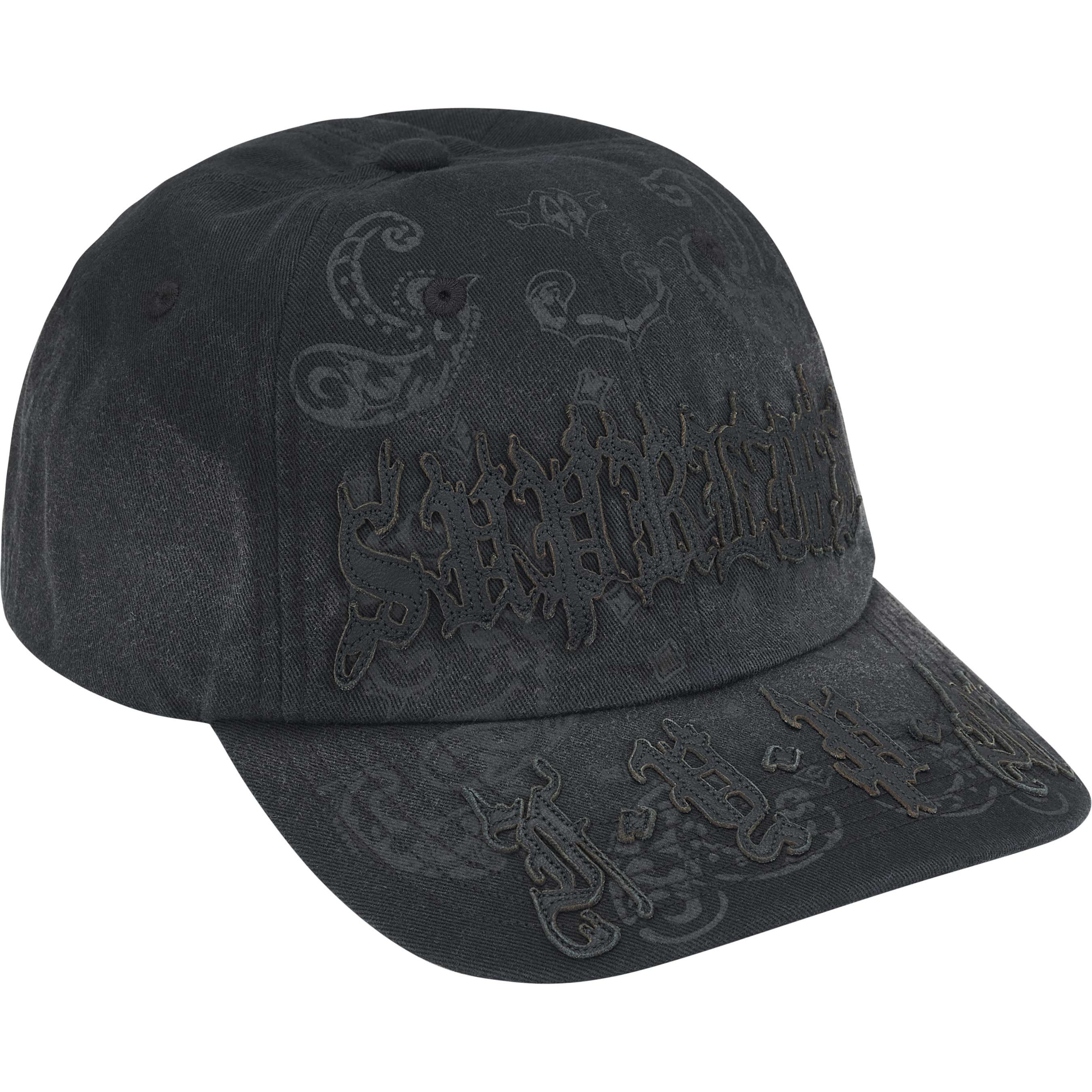 Supreme LEATHER APPLIQUÉ 6-PANEL CAP Size ONE SIZE - 4 Thumbnail