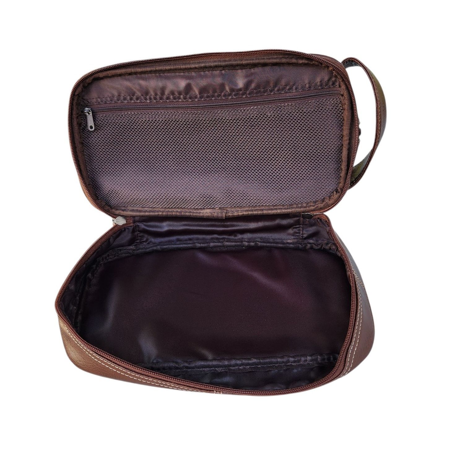 Relic Relic Leather Dual Compartment Toiletry Travel Storage Bag Size ONE SIZE - 7 Thumbnail