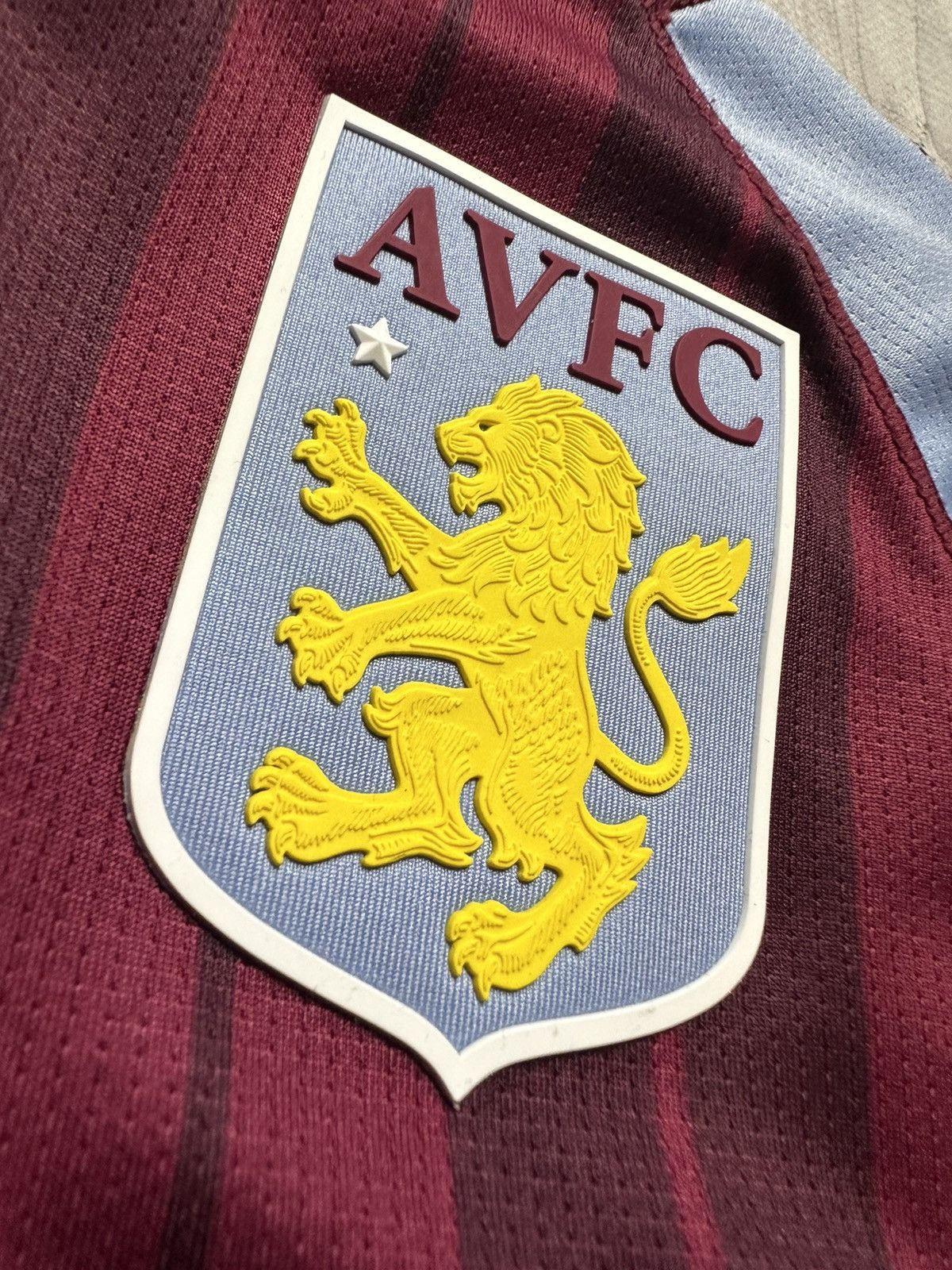 Vintage Aston Villa soccer jersey 5 Mings size S