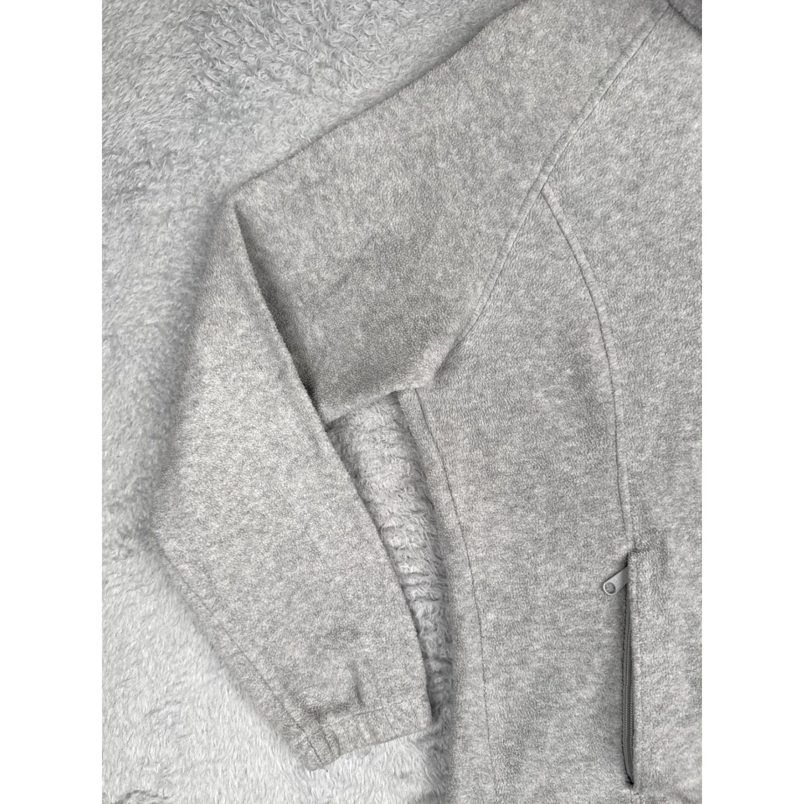 Vintage Columbia Jacket Women XL Gray Fleece Full Zip Collared Pockets Outdoor Warm Size XL / US 12-14 / IT 48-50 - 4 Thumbnail