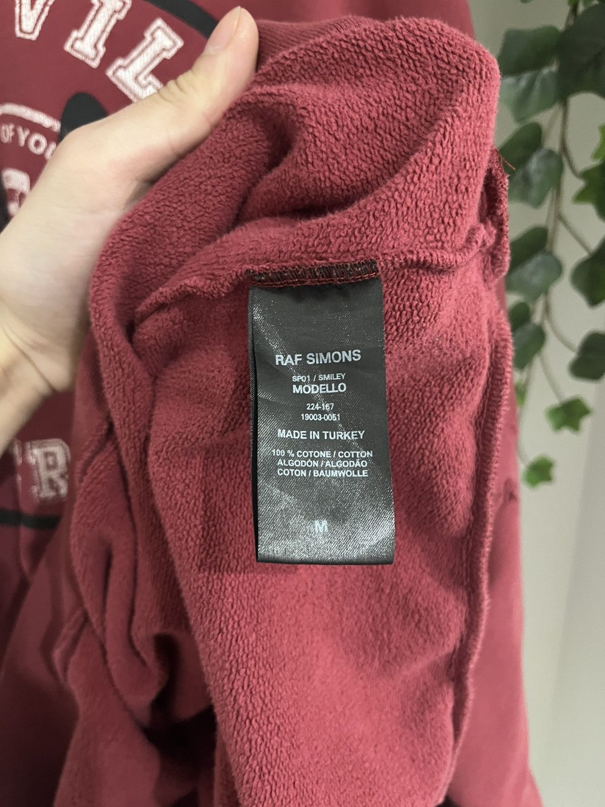 Raf Simons Raf Simons Smiley Oversized Distressed Sweatshirt Size US M / EU 48-50 / 2 - 8 Thumbnail