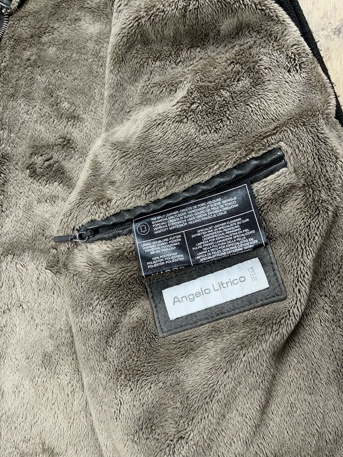 Genuine Leather × Japanese Brand ➕ vintage ribbed sleeves Sherpa genuine leather y2k jacket Size US M / EU 48-50 / 2 - 8 Thumbnail